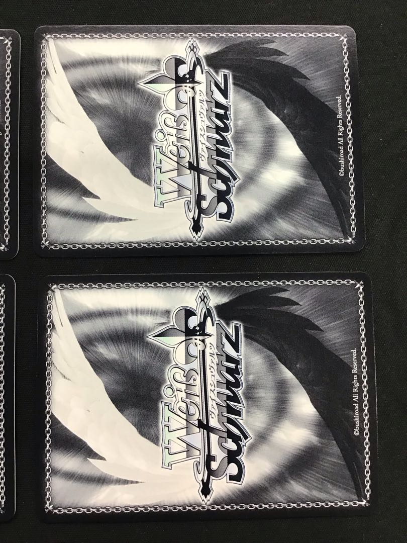 Weiss Schwarz Bride of the Fifth Estate, No Reservations, OFR 4-card set. 4枚