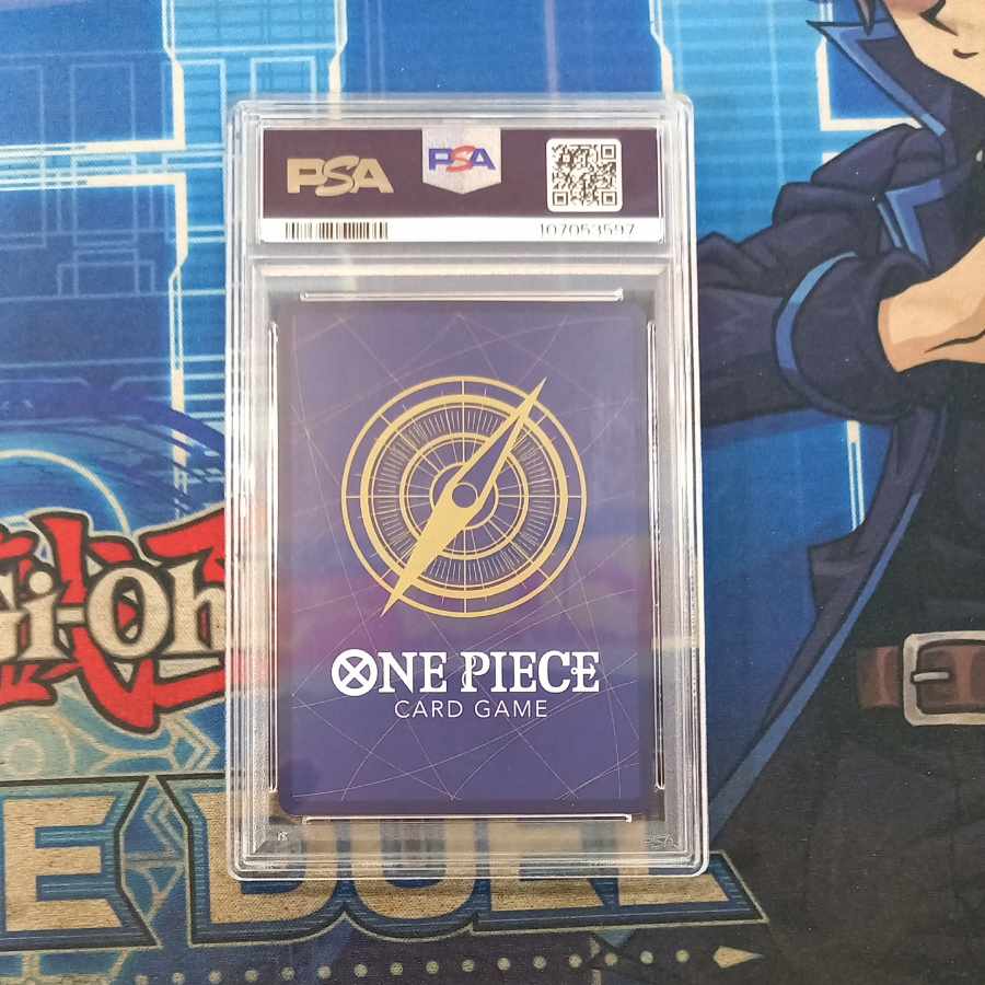 【PSA10】ナミ(パラレル)(スーパーパラレル)(コミックパラレル・コミパラ・漫画背景) P-R OP01-016