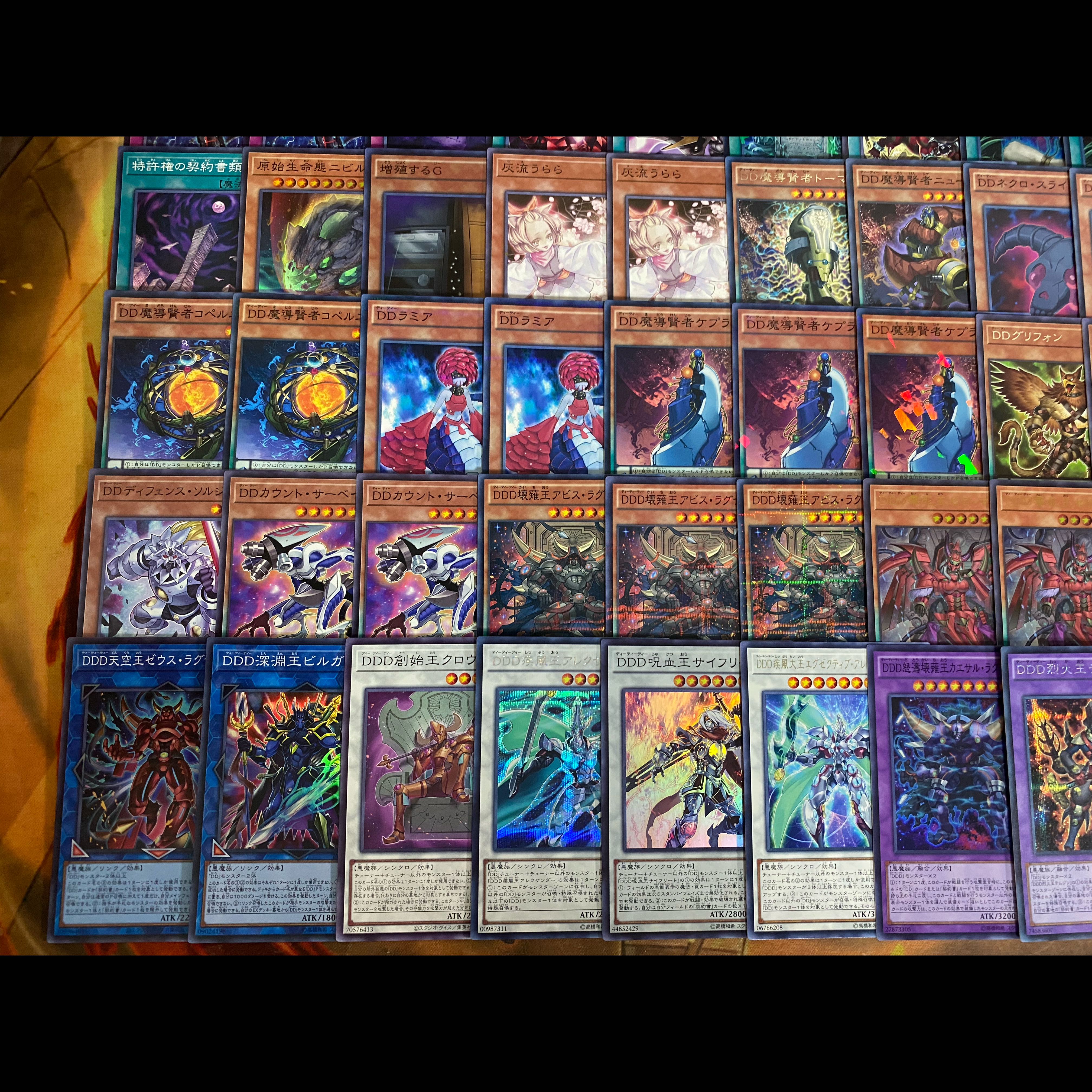 Yu-Gi-Oh! D/D/D Deck: Professional Build, Tournament-Ready, Rosa's 40 Cards + 15 EX Cards, Includes Card Sleeves 1枚