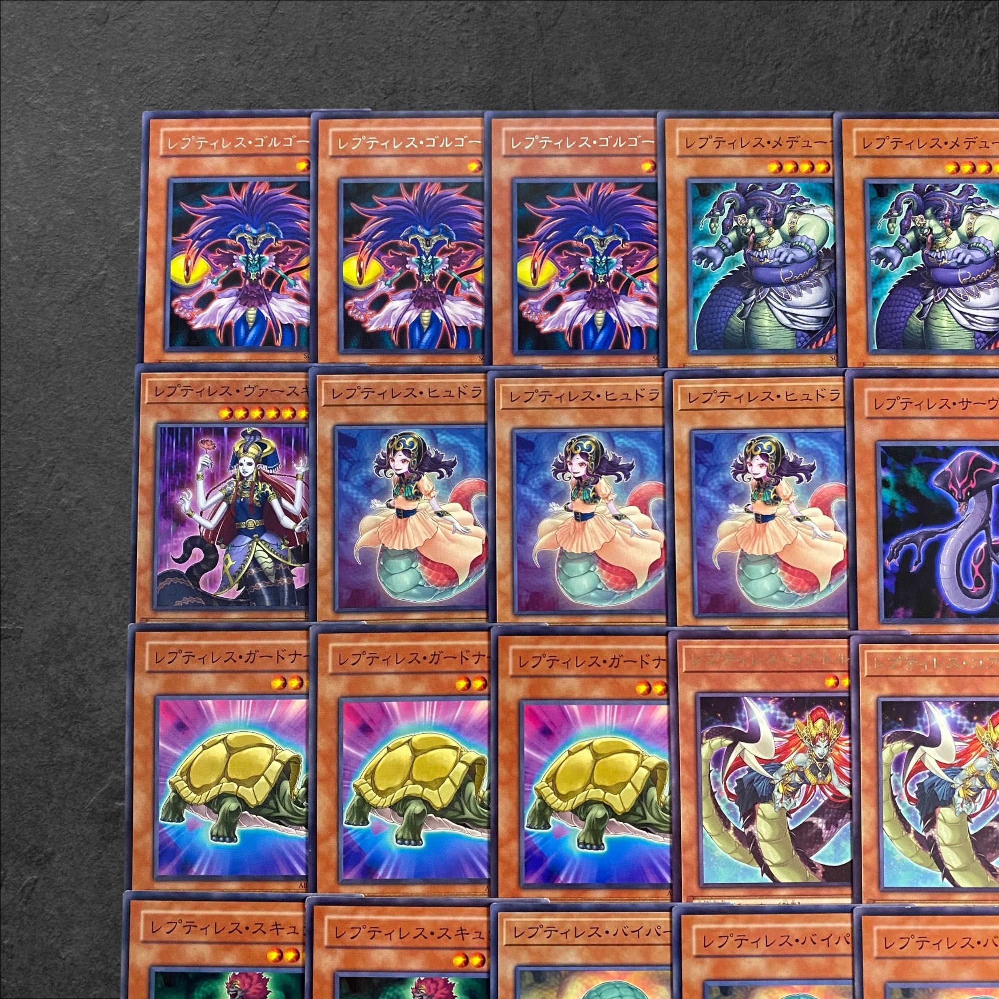 A483 [King of Games] Reptiles Deck Parts, Set of 47