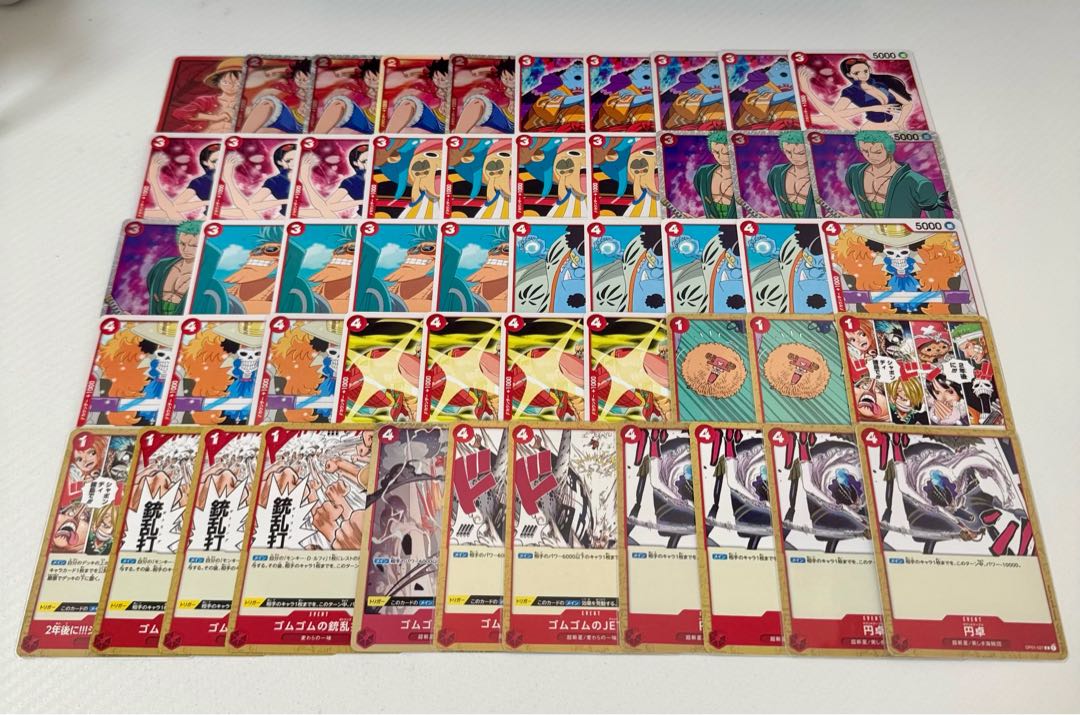 One Piece Card Red Luffy Deck