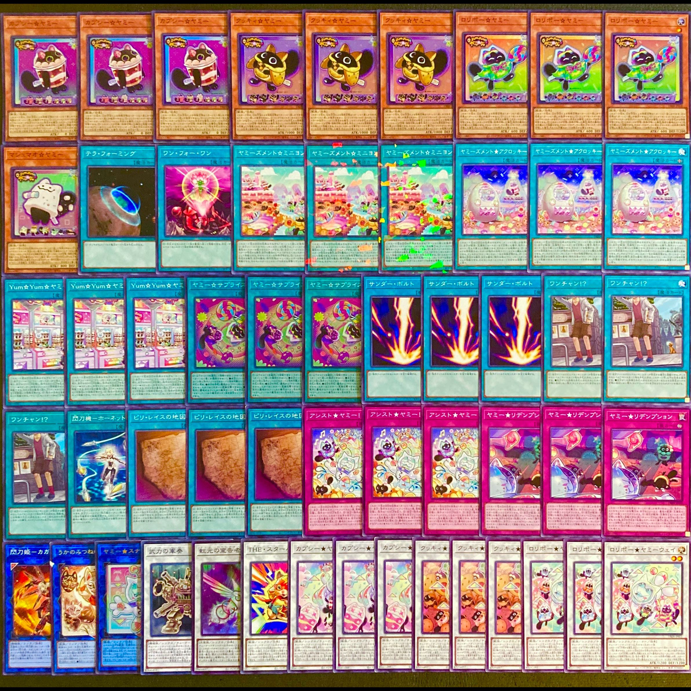遊戯王【新制限対応！！】ヤミーデッキ４０枚 1枚