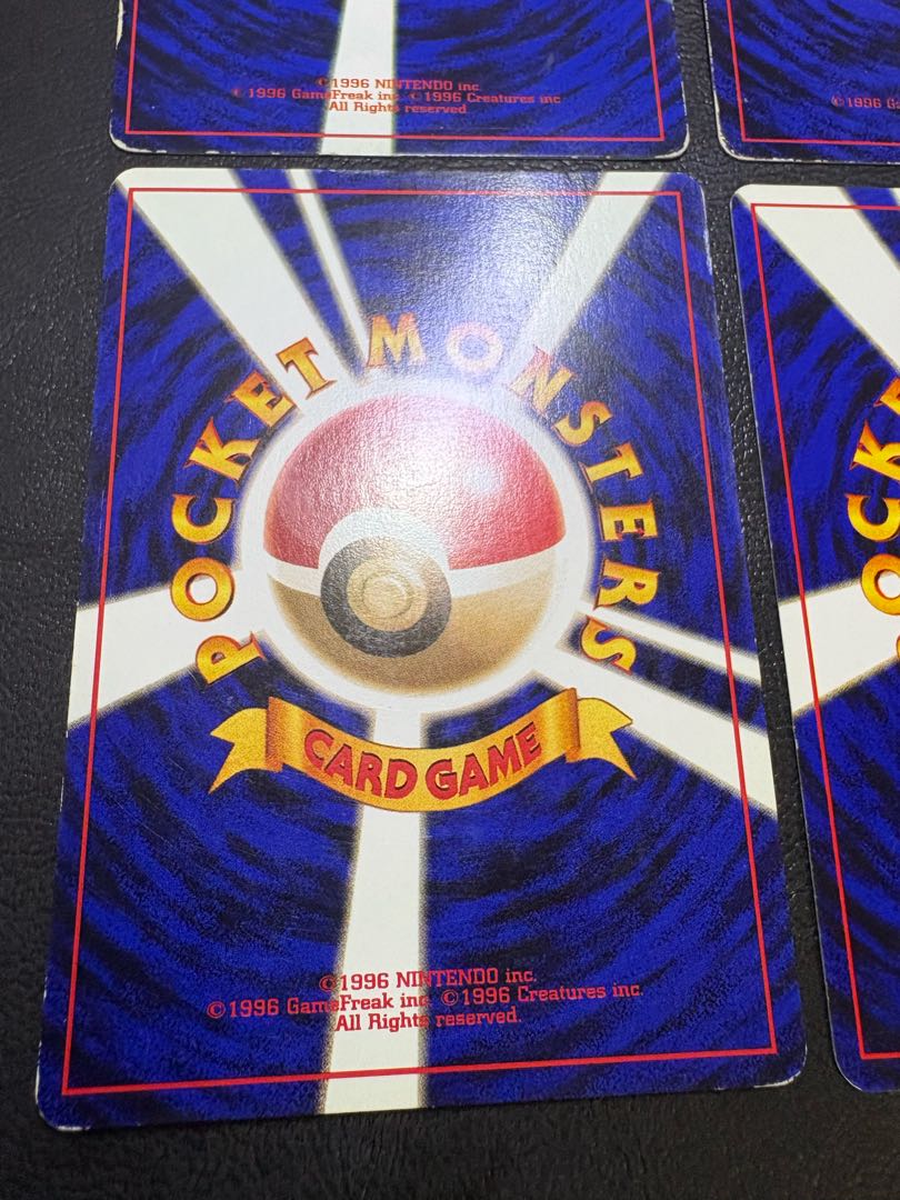 Pikachu & Mewtwo Set Pokémon Cards Old Back 6枚