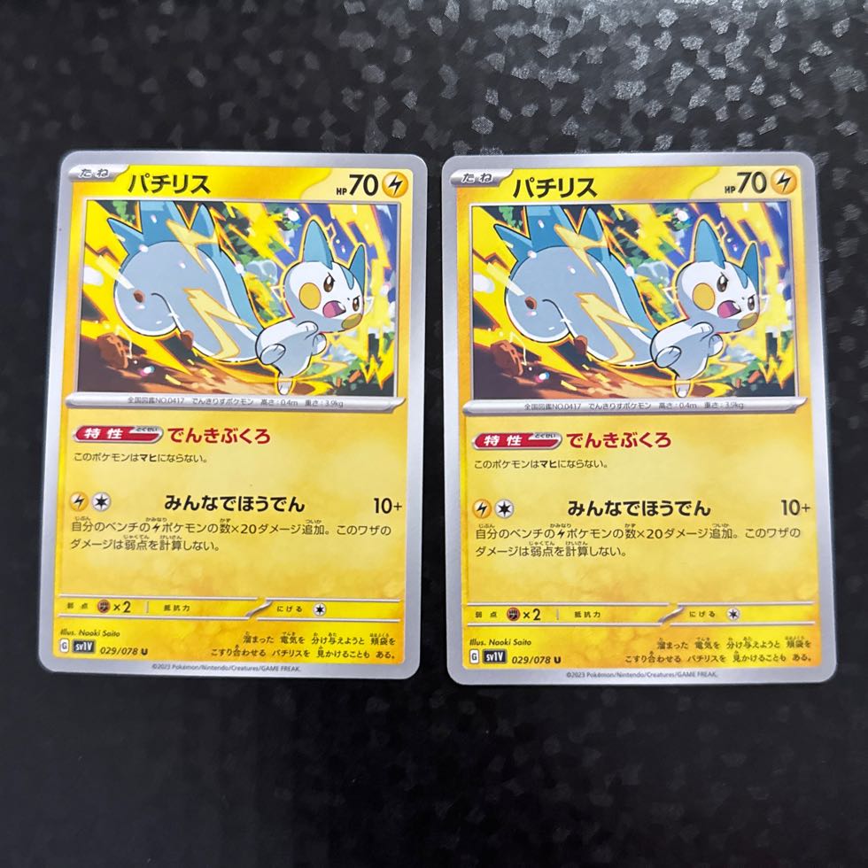 [two] ［Pachirisu 029/078(U) Pokeka
