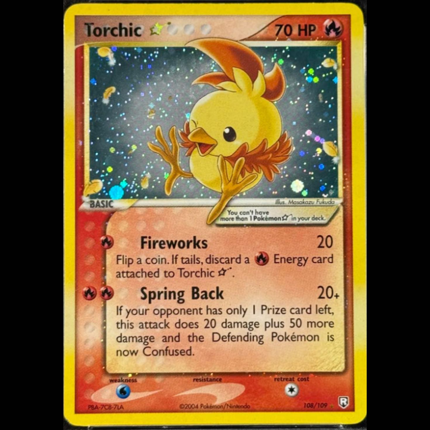ポケモンカード アチャモ ゴールドスター 英語版 Torchic  gold star 海外版 pokmon trading card game 1st Edition 1枚