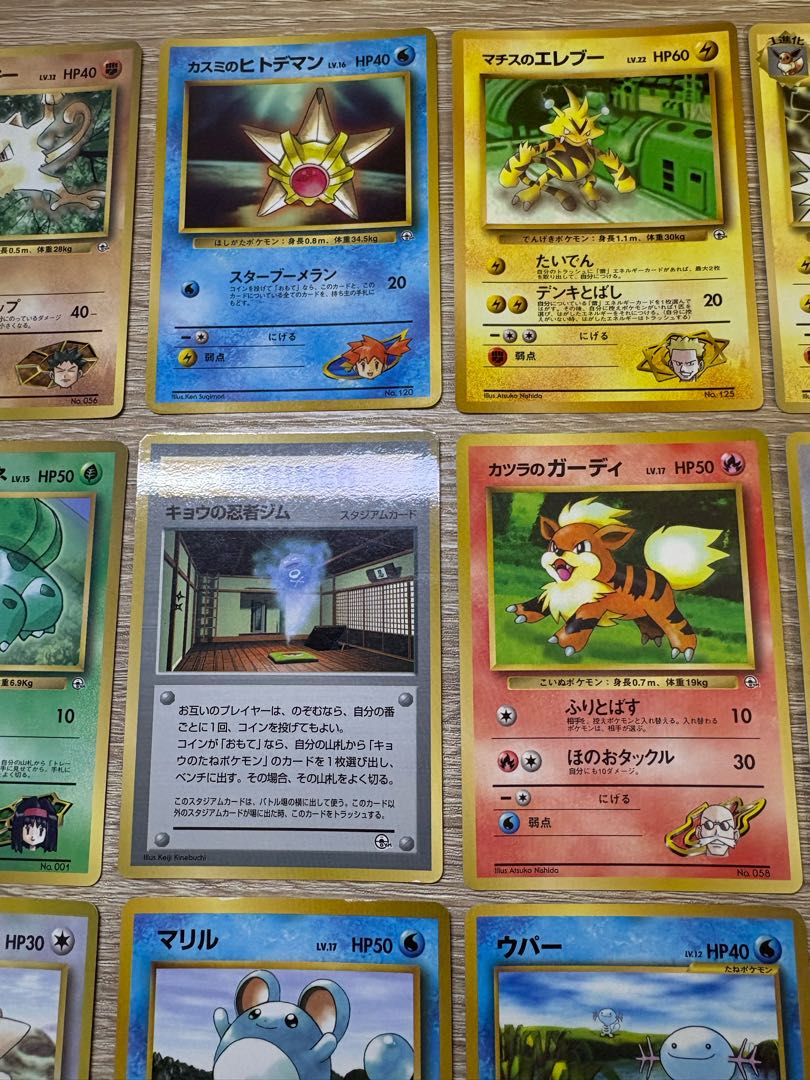 コロコロコミック付録のおまけカードセット+公式ファイル ポケモンカード旧裏 15枚