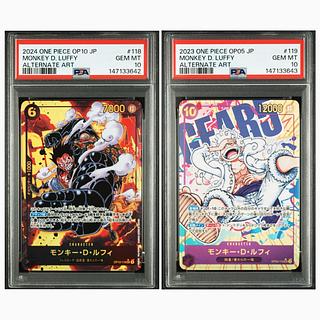 PSA10 連番　モンキー・D・ルフィ　ギア4 ギア5 ニカ 2枚