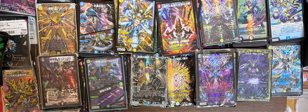 デュエマ引退品、まとめ売り、7デッキ、プレイマット、光り物1000枚以上 1枚