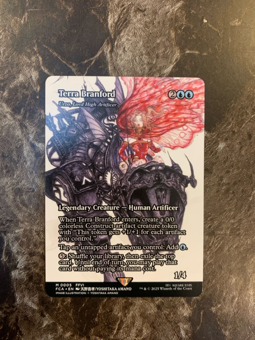 Tina Branford Terra Branford English mtg ff Amano gathering gathering Yoshitaka Amano