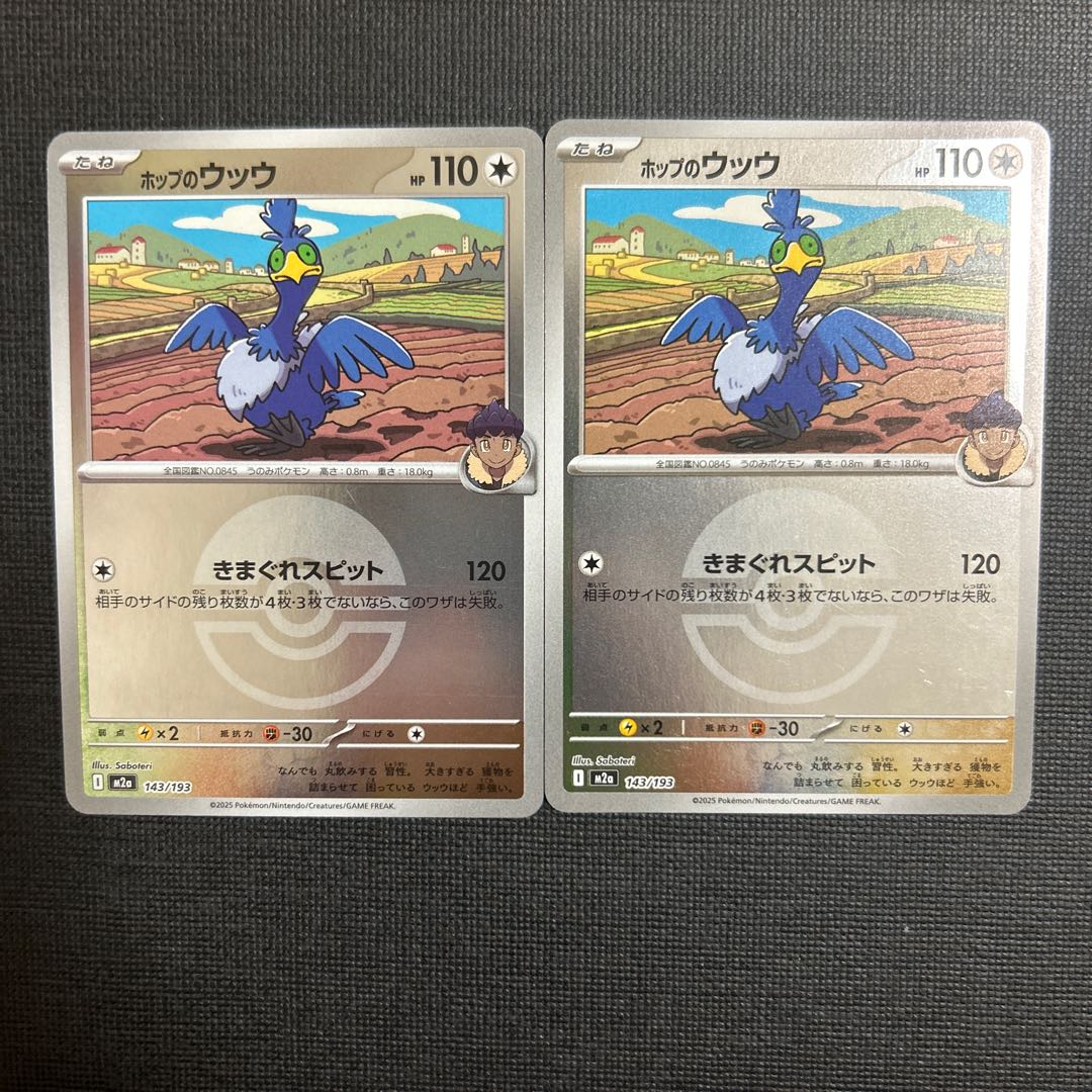 Hop's Cramorant (ball pattern/mirrored) 143/193 2枚