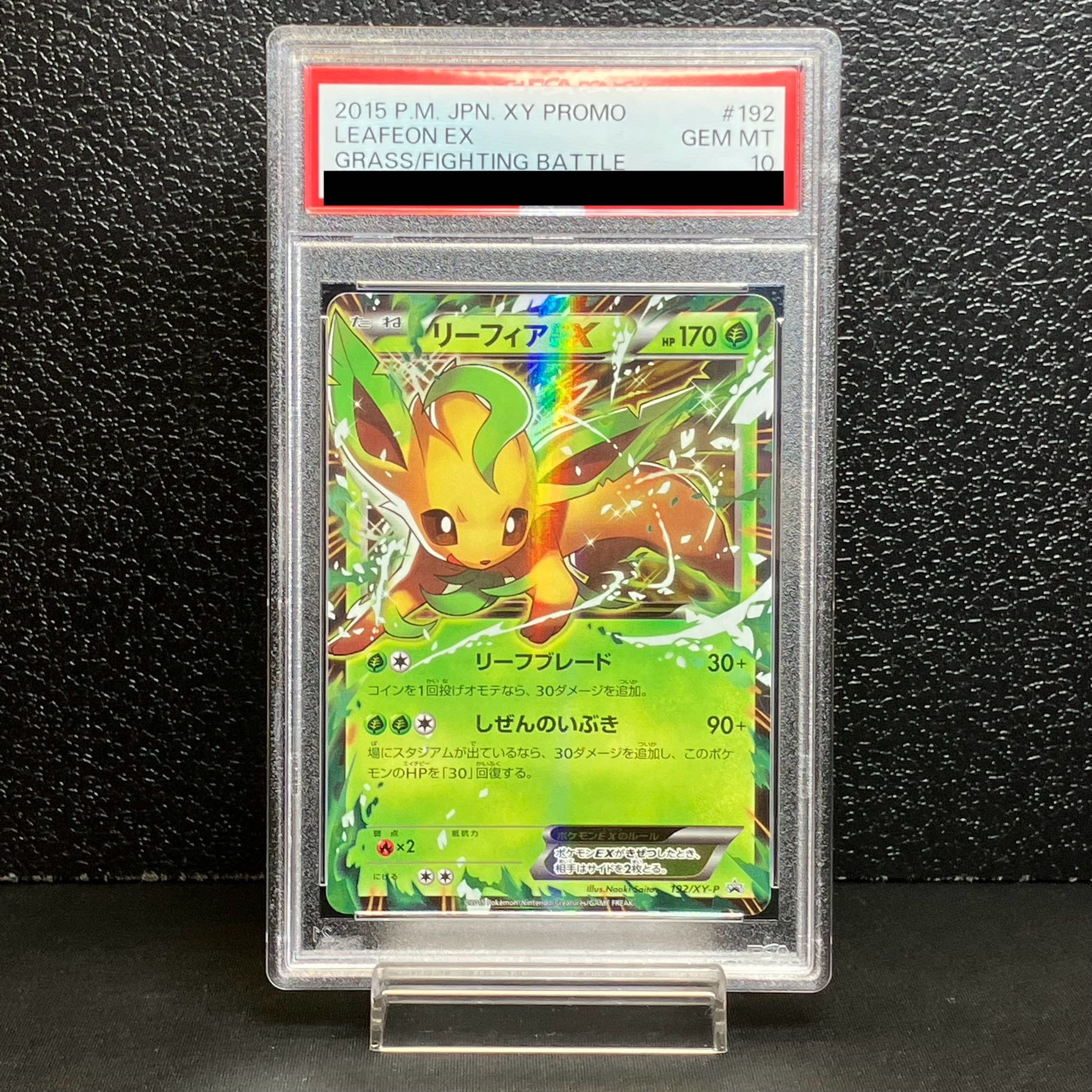 【PSA10】リーフィアEX PROMO 192/XY-P