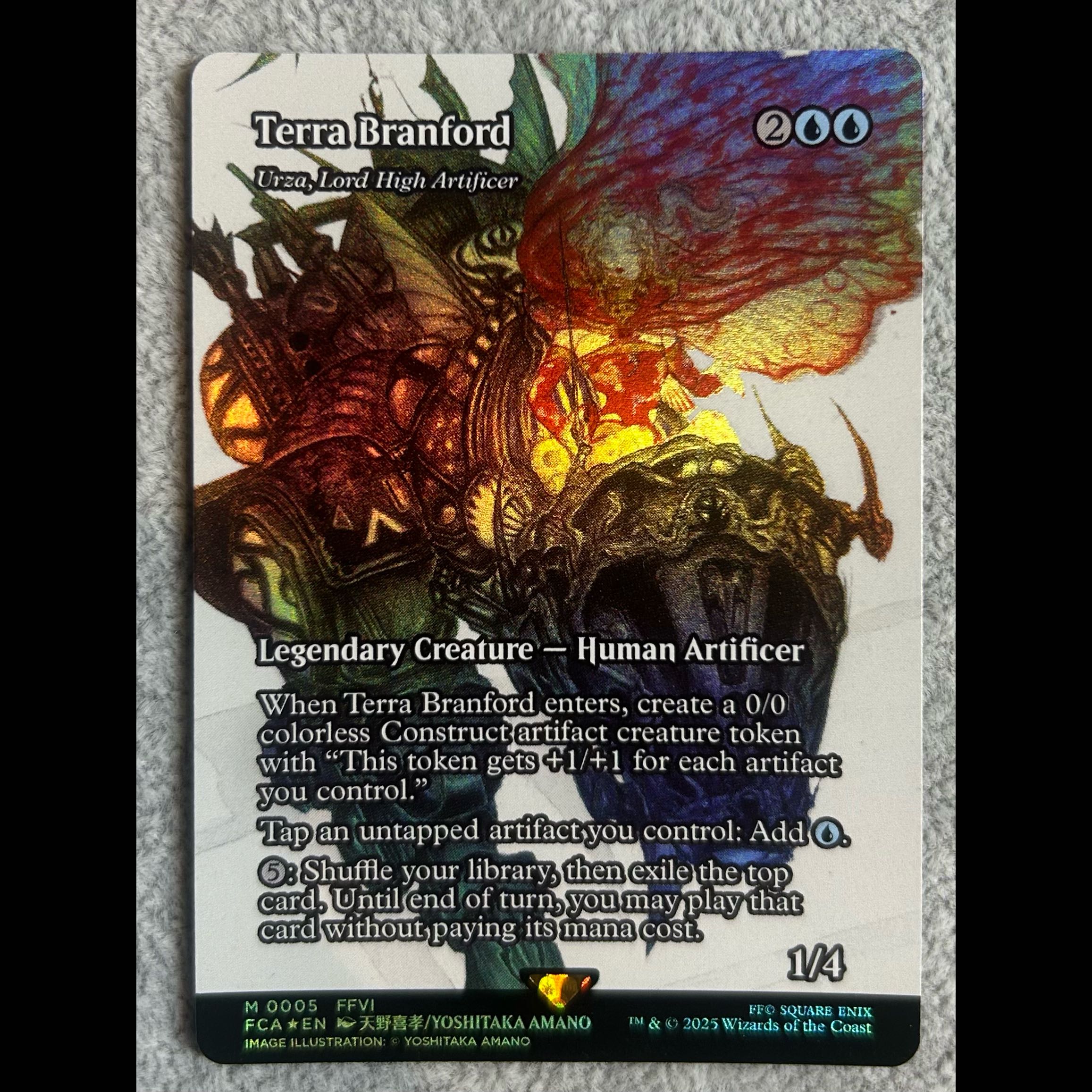 ＜EN＞ 《ティナ・ブランフォード/Terra Branford》 (ショーケース/Foil) [FCA] 1枚