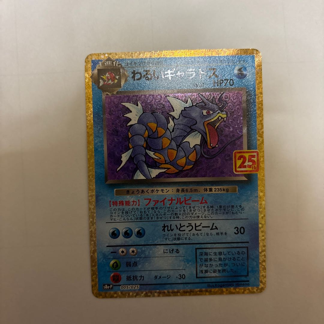 Evil Gyarados (25th) PROMO PROMO 005/025 1枚
