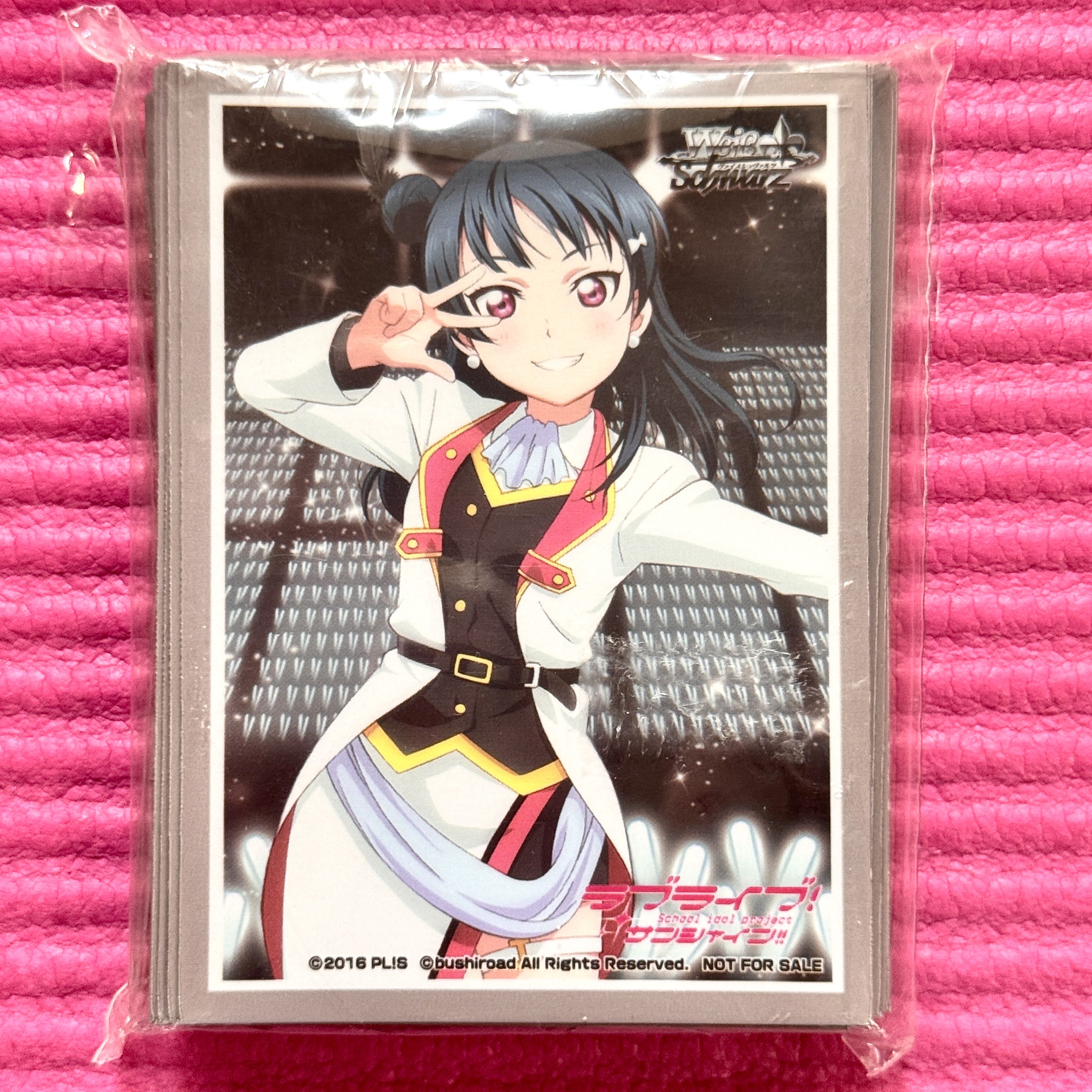 Love Live Sunshine TsuIsland Yoshiko Gold and Silver Campaign Character Sleeve