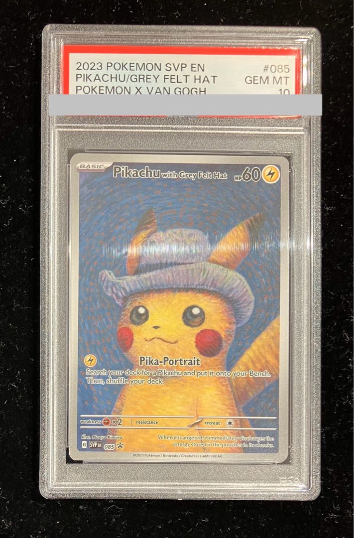 PSA10鑑定済〕Pikachu with Grey Felt Hat(ゴッホピカチュウ)【P
