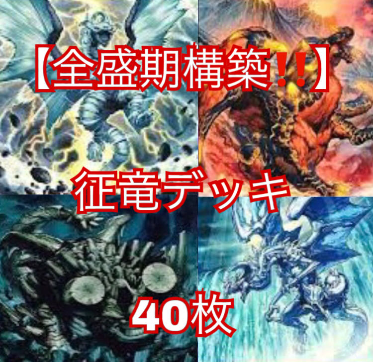 遊戯王【全盛期構築!!】征竜デッキ40枚の通販 メデューサの 遊戯王【全盛期構築!!】征竜デッキ40枚の通販 メデューサの