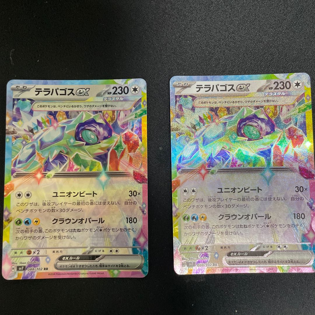 2枚セット テラパゴスex RR 088/102 1枚