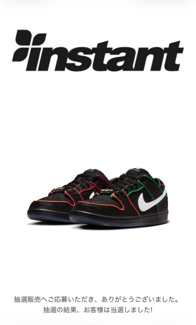 BRONX GIRLS SKATE × SB DUNK LOW PRO "BLACK WHITE CHALLENGE RED TOTAL ORANGE LUCKY GREEN SMOKE GREY"  24.5cm