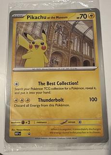 【未開封】Pikachu at the Museum  ポケモンカード ポケカ ピカチュウ 博物館 promo プロモ 1枚