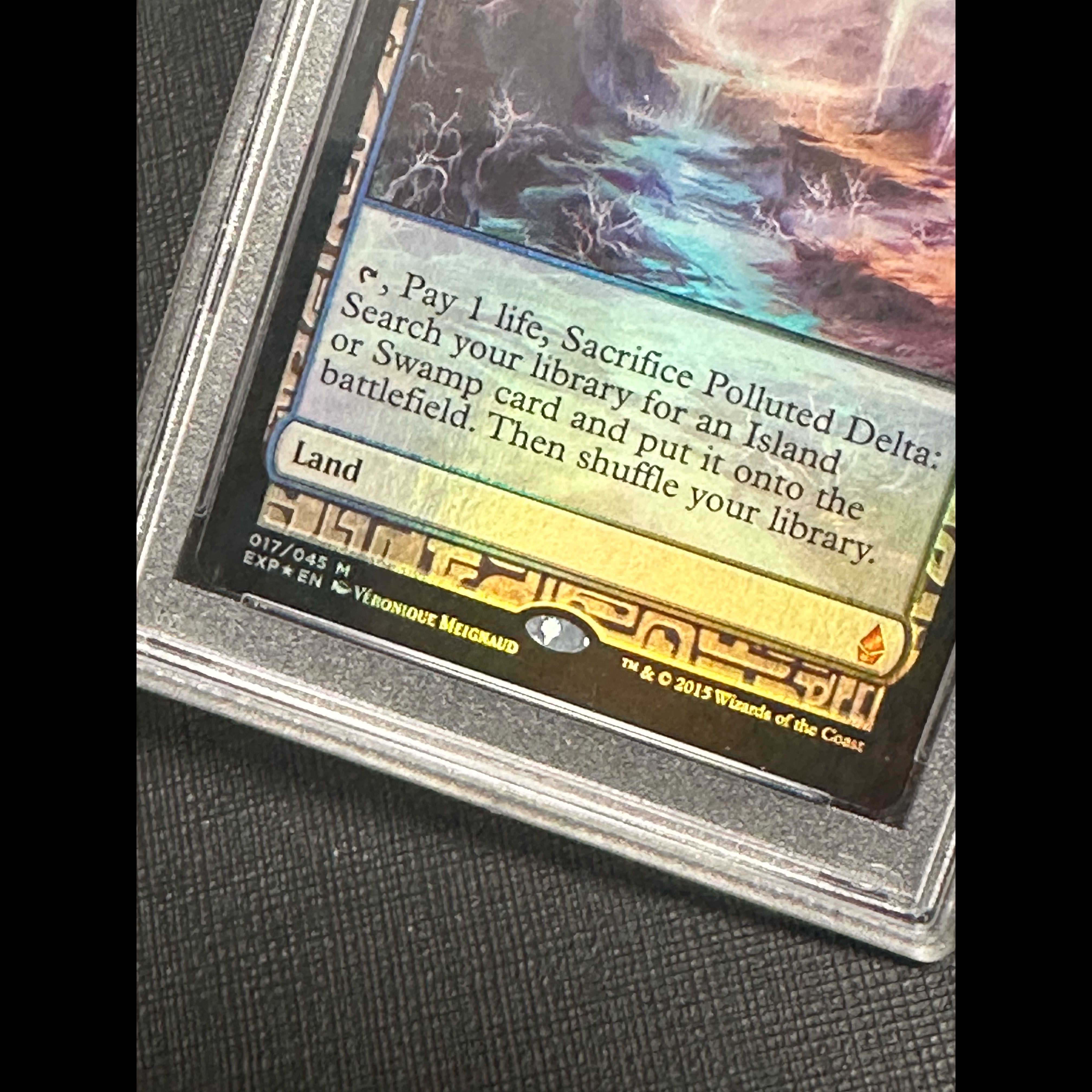 汚染された三角州 EXP foil PSA9 1枚