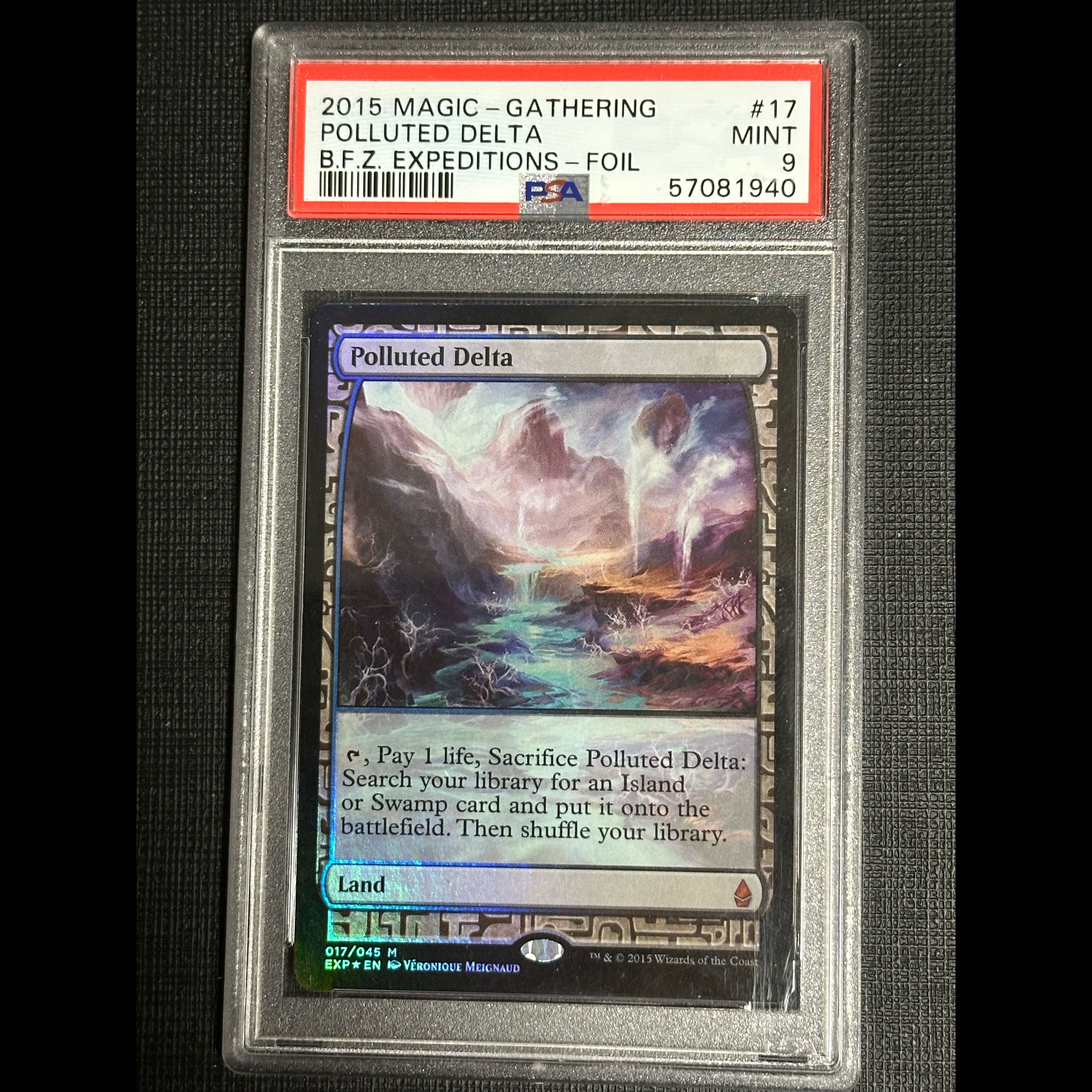 汚染された三角州 EXP foil PSA9 1枚