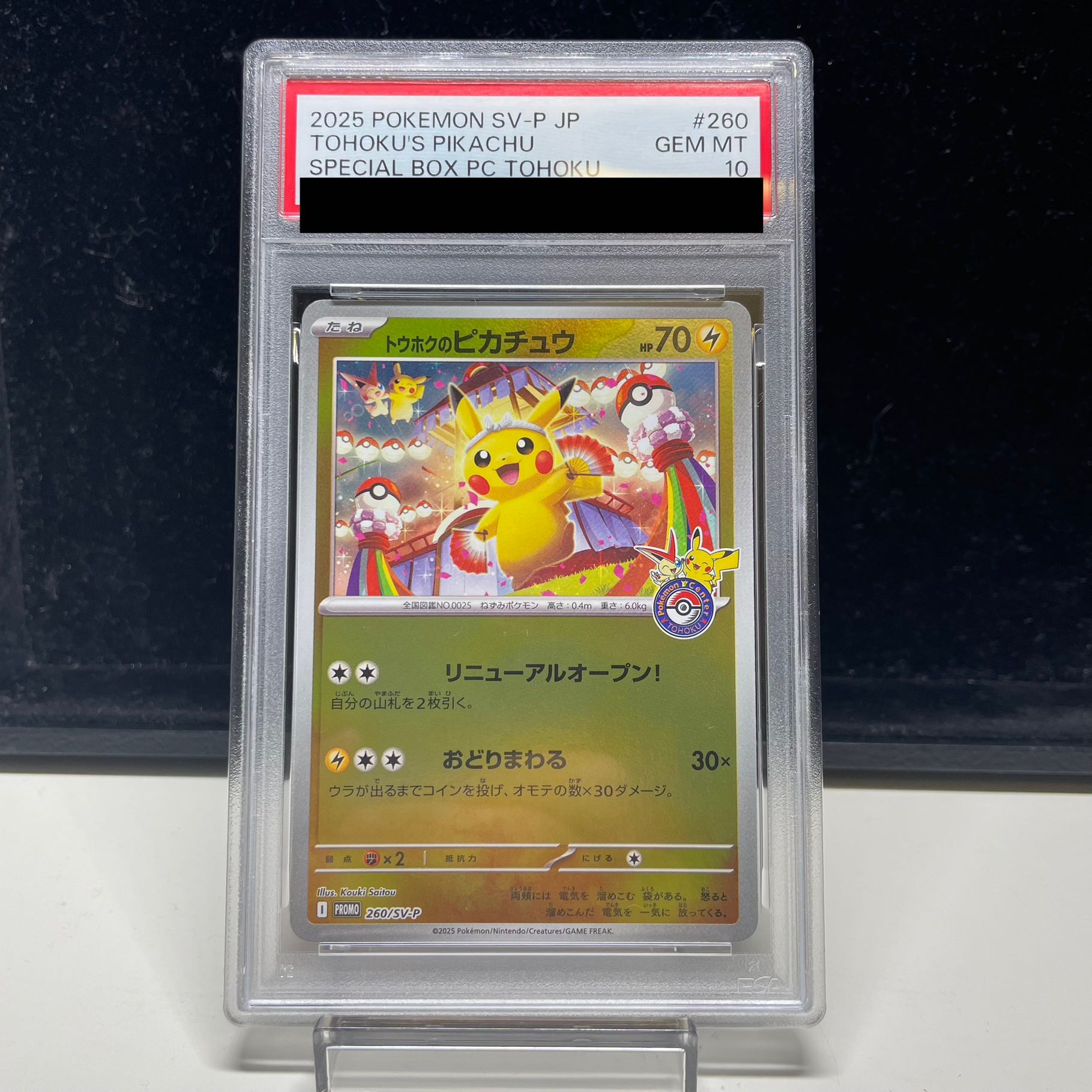 PSA10] Touhoku's Pikachu PROMO 260/SV-P