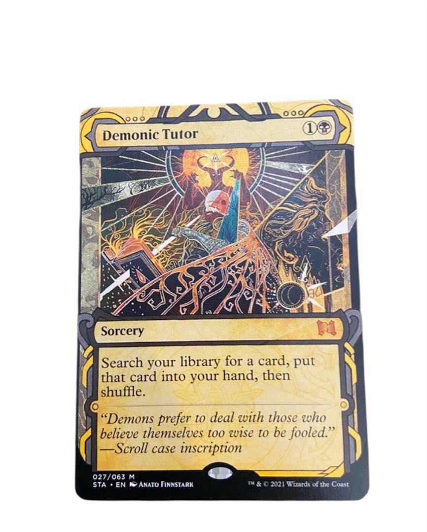 Mtg 悪魔の教示者 demonic tutor ストリクスヘイブン ショーケース マジックザギャザリング   1枚