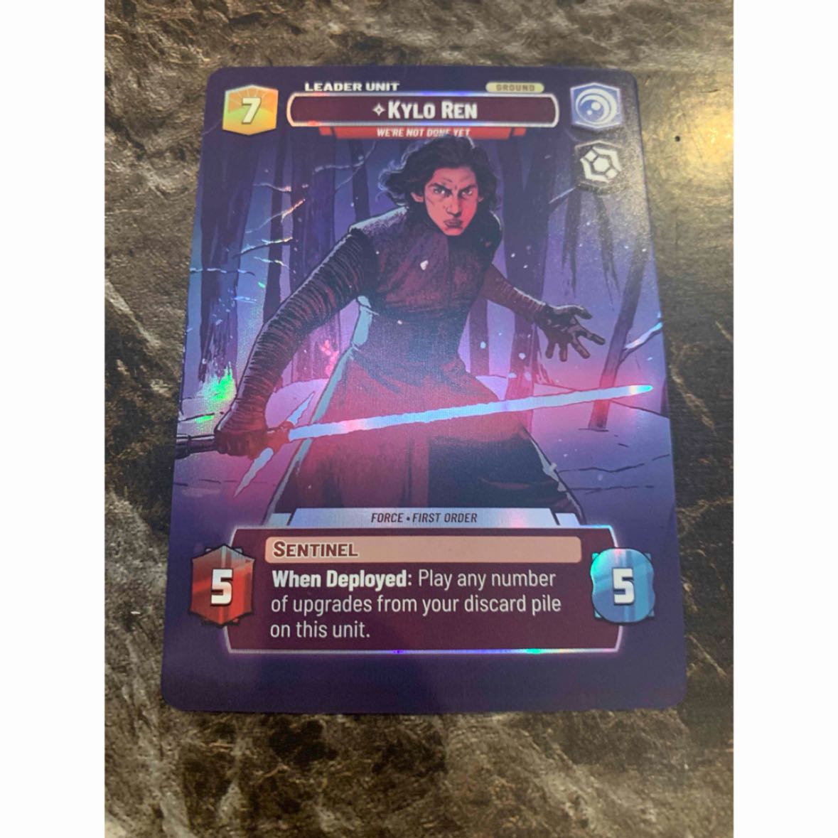 Star Wars Unlimited Showcase Mandalorin Kylo Ren 1005 1枚