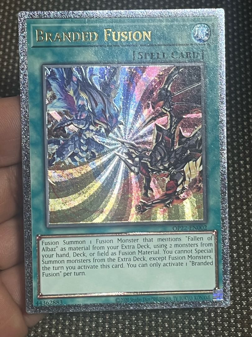 遊戯王　烙印融合　EU版(英語) レリーフ　OTS 1枚