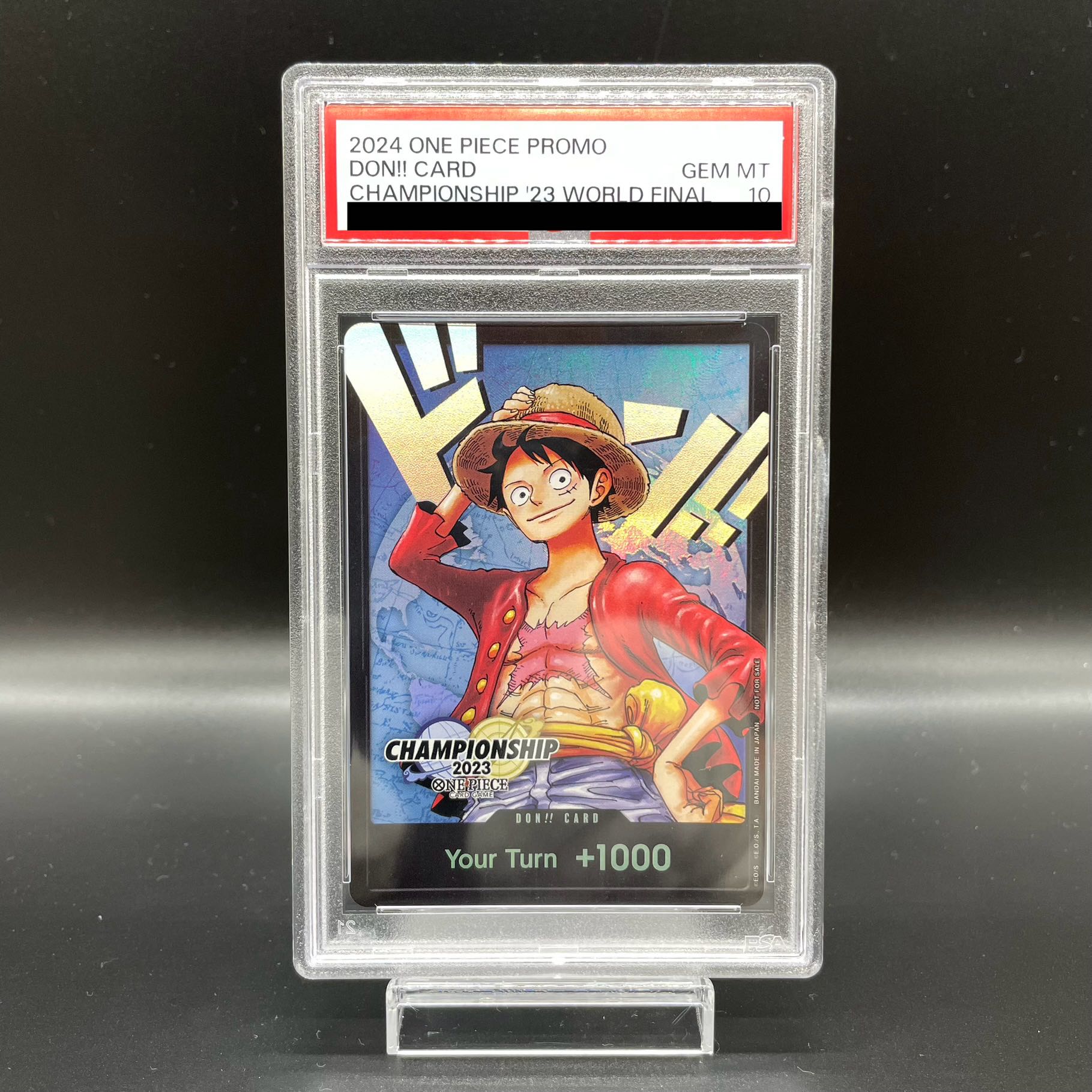 【PSA10】ドンカード (モンキー・D・ルフィ) 英語版 チャンピオンシップ2023・CS2023 ワールドファイナル PROMO OP04-092