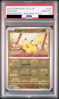 PSA10] Pikachu (Master Ball Pattern/Mirror) C 025/165