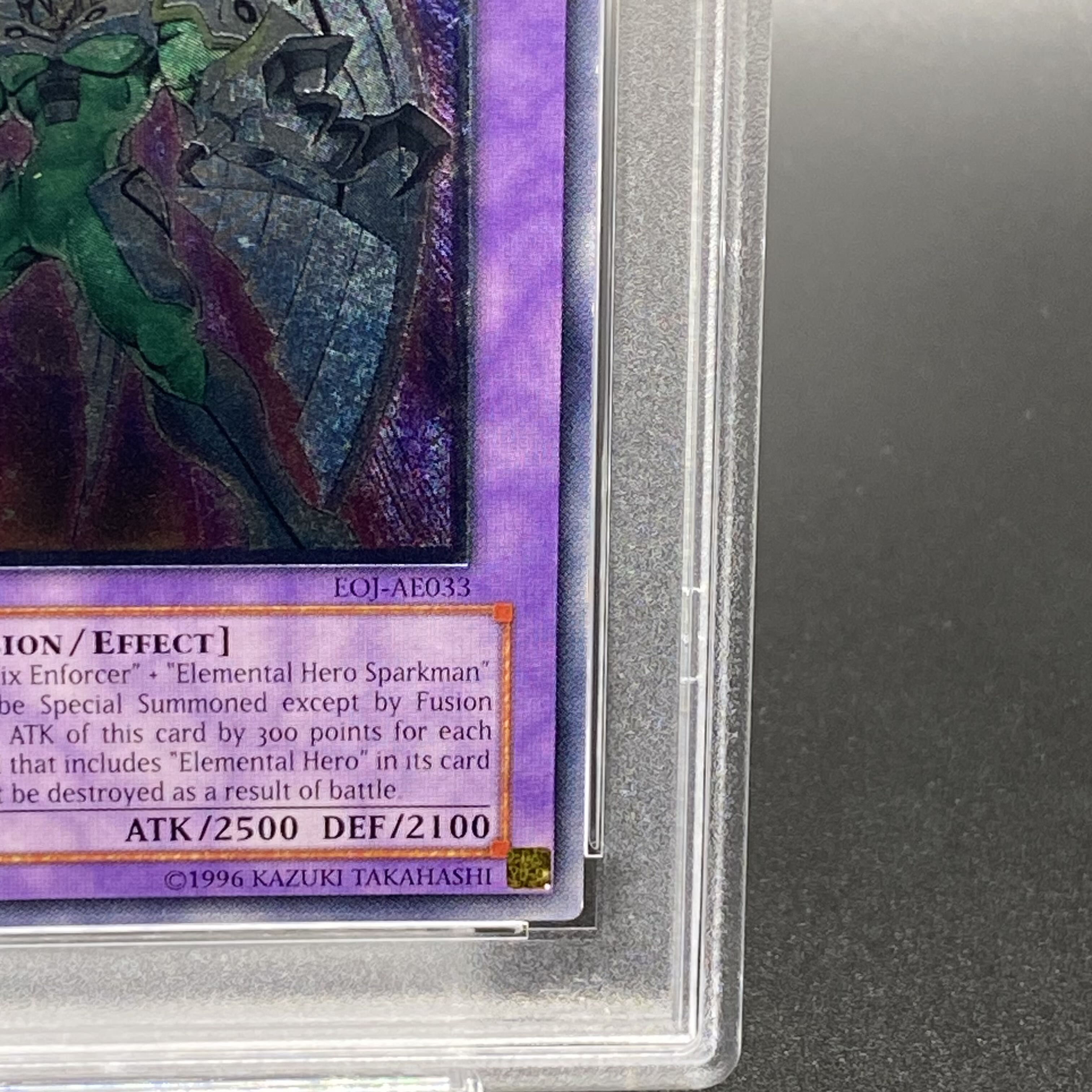 遊戯王 - 【PSA9】EHEROシャイニングフェニックスガイ <1st> [レリーフ] {EOJ-AE033} PSA9】EHEROシャイニングフェニックスガイ <1st> [レリーフ