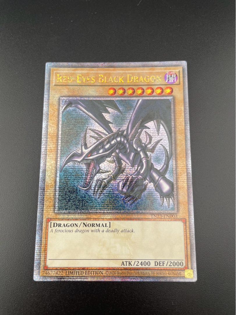 Used] Yu-Gi-Oh Red-Eyes Black Dragon Red-Eyes Black Dragon 25th Secret Rare TN23-EN003 For Collectors Rare