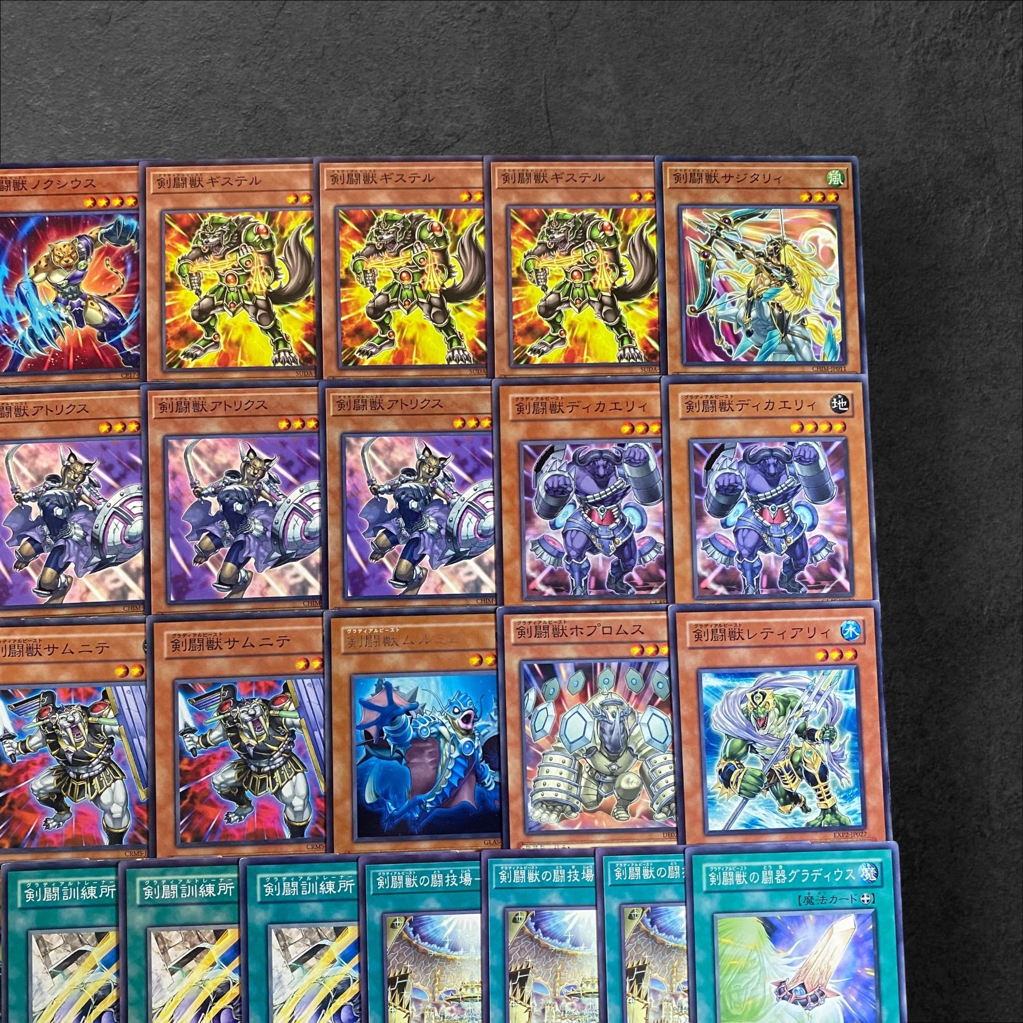 9219 [King of Games] Sword Fighting Beast <Deck Parts> 52 pieces