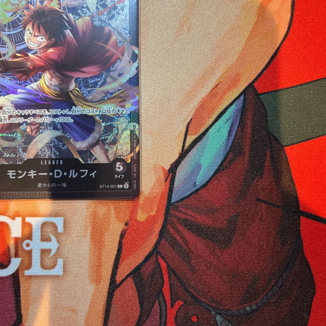 like-new item Monkey D. Luffy L ST14-001 1枚