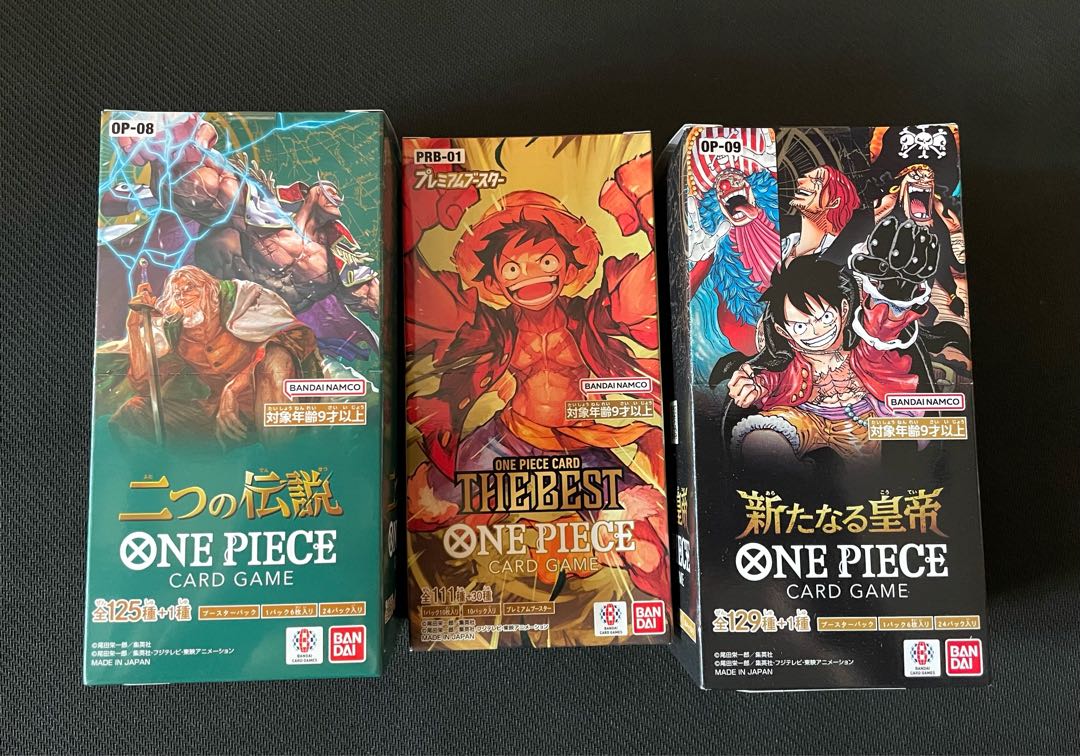 One Piece Card Box & Single Card Set