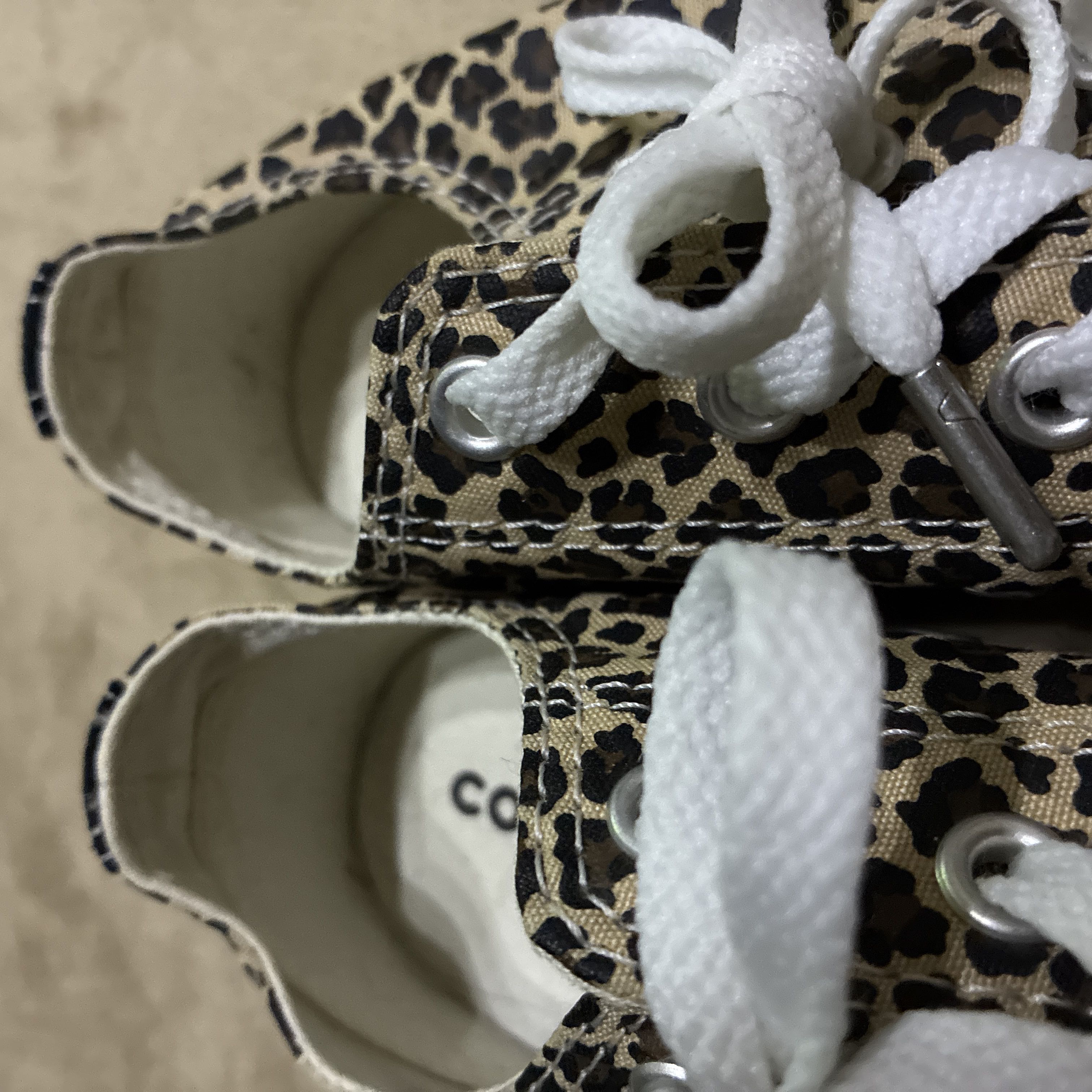 CONVERSE Sneakers, Leopard Print, Low-Top, 21.5 cm 22cm