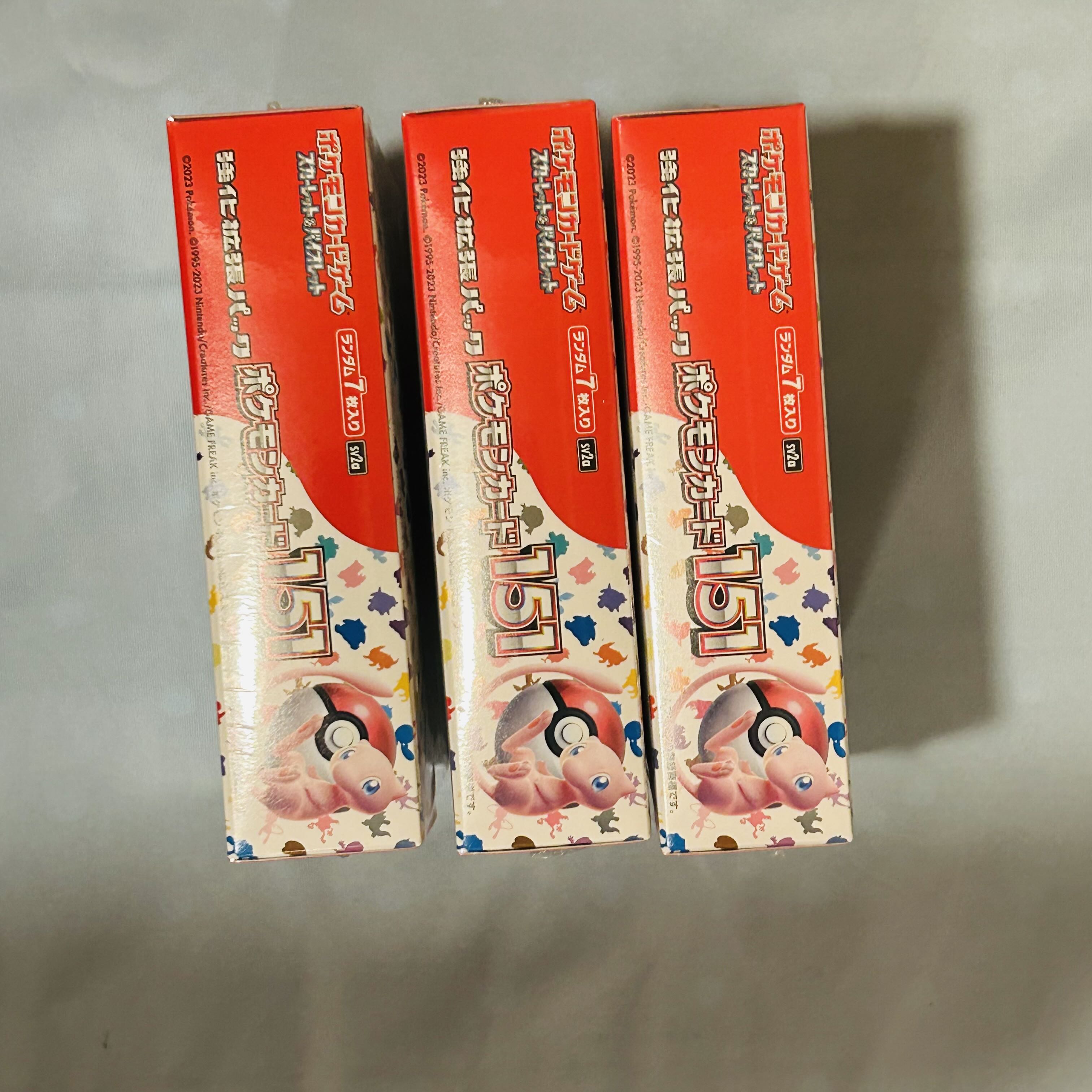 3box magi Enhanced Expansion Pack "Pokémon Card 151 (Ichigoichi)" Unopened box 1BOX