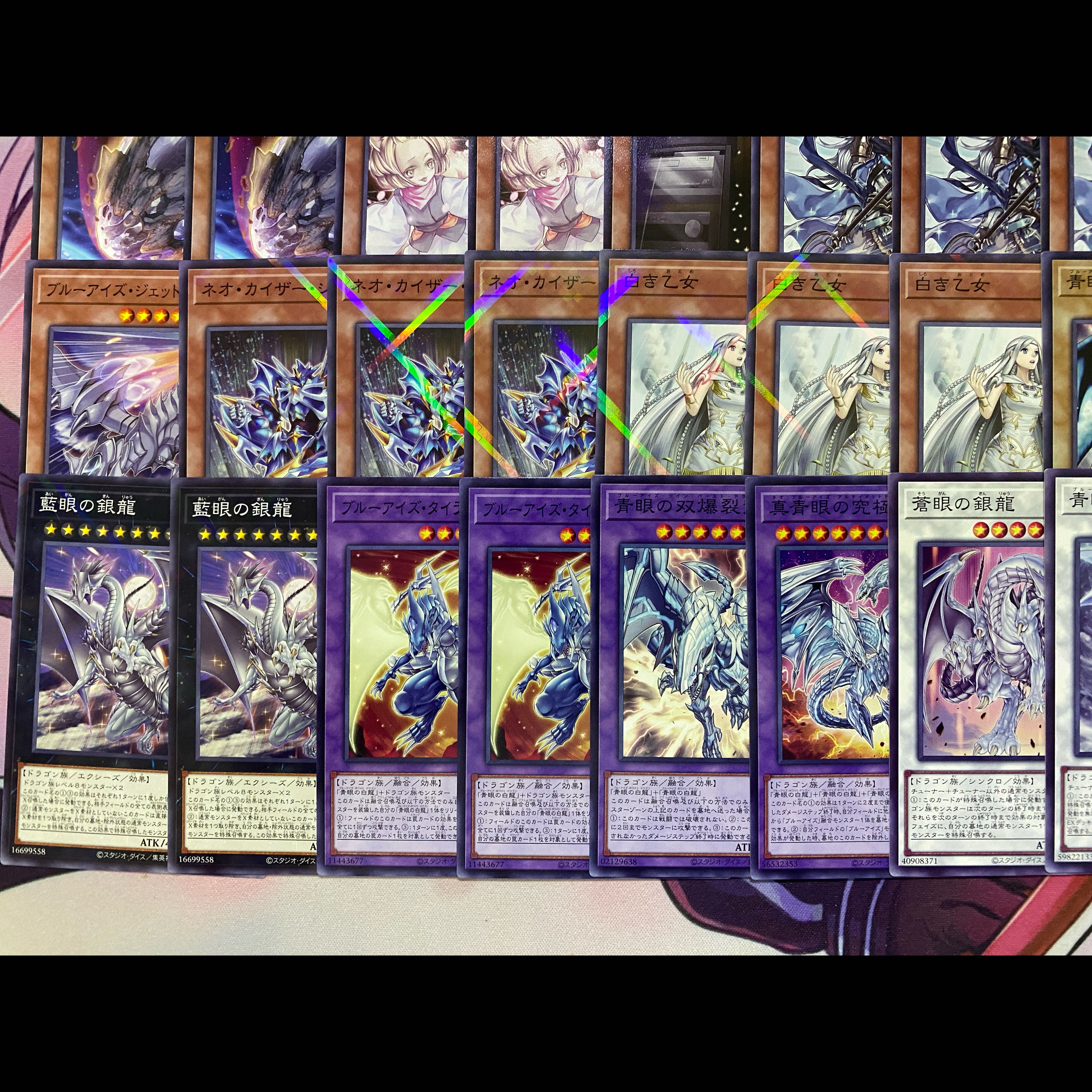002　遊戯王　青き眼　青眼（ブルーアイズ）大会構築デッキ 1枚