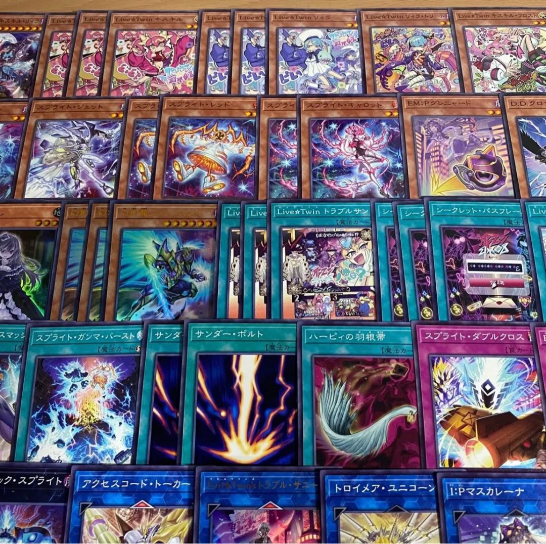 Yu-Gi-Oh Evil★Twin Evil Twin Deck Full Scale Construction Live Twin 1枚