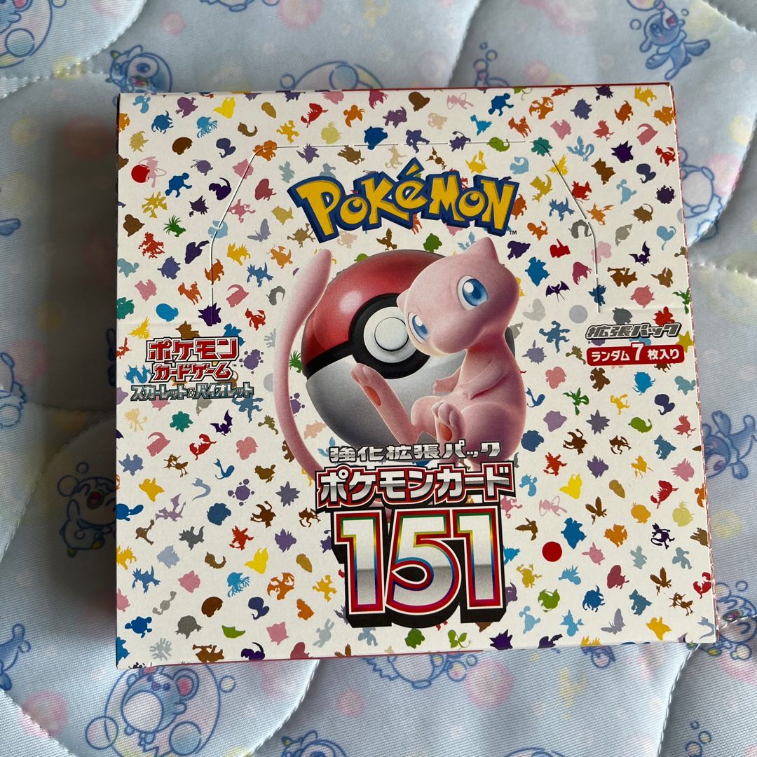 強化拡張パック「ポケモンカード151（イチゴーイチ）」 未開封BOX  1BOX