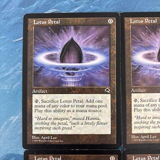 MTG 4枚 水蓮の花びら 4枚