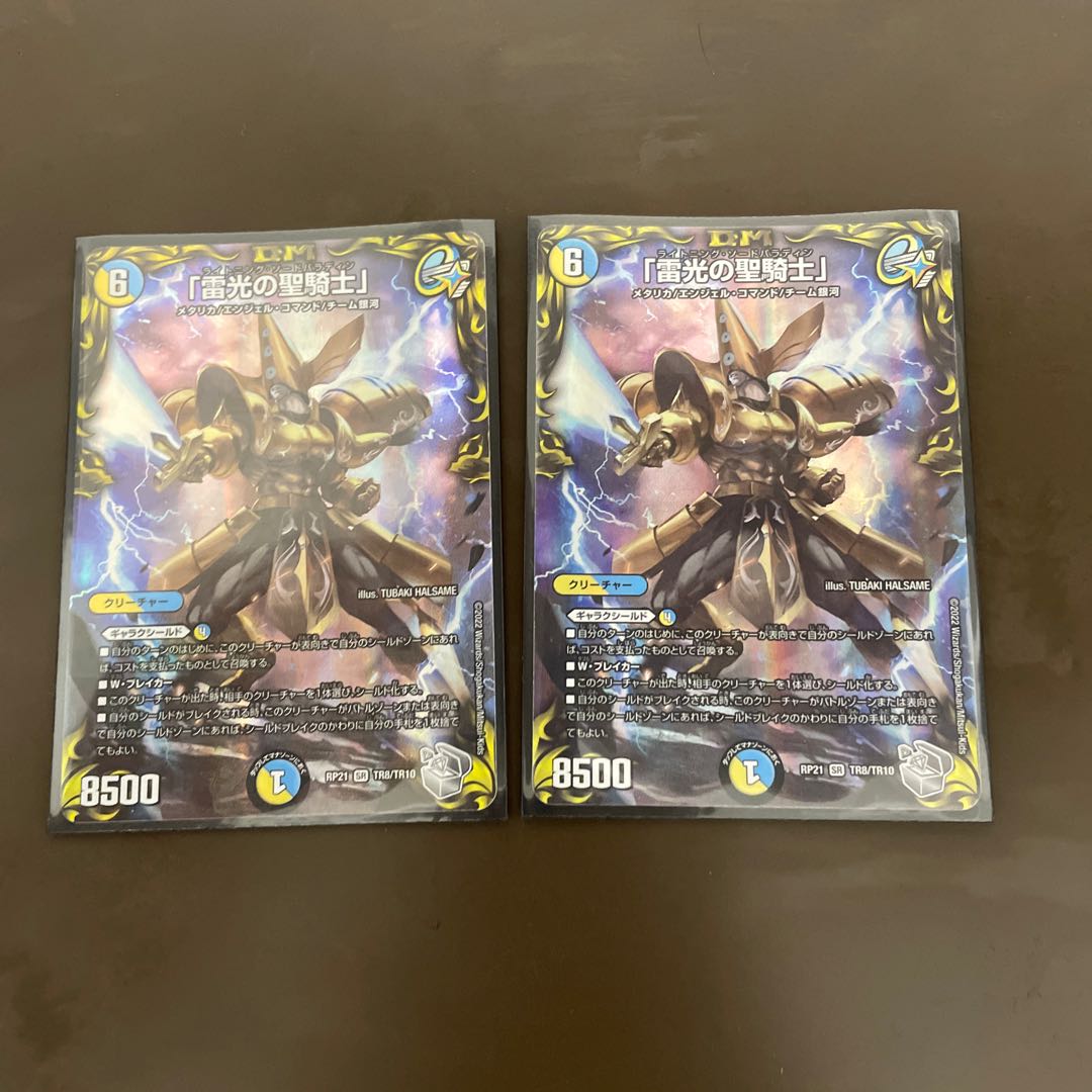 「雷光の聖騎士」(20th銀トレジャー) SR TR8/TR10 1枚