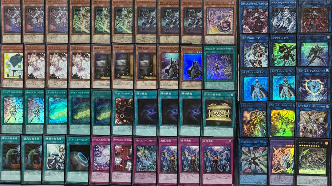 Full-scale construction] Yu-Gi-Oh M∀LICE Ma Squirrel Deck Rosaan 40 cards + EX 15 cards