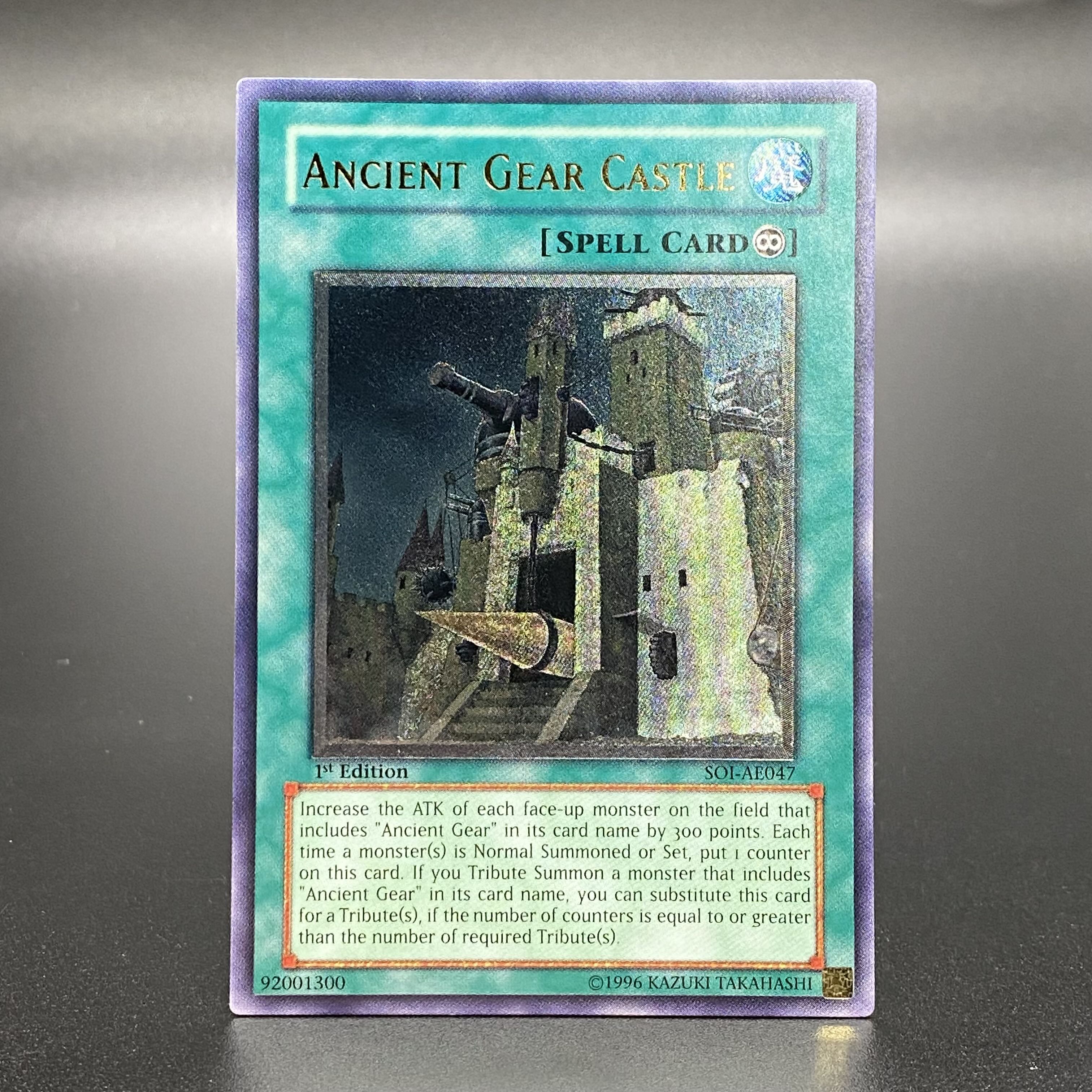 Ancient Gear Castle Relief Old Asian Edition Ultimate Rare SOI-AE047