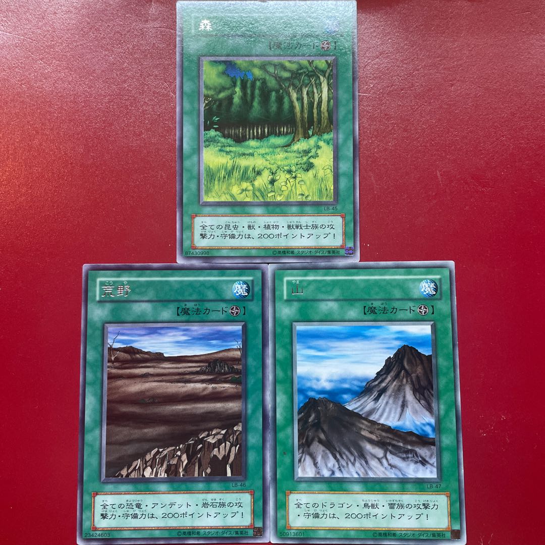 遊戯王 森 荒野 【LB】レア 字レア セット 1枚