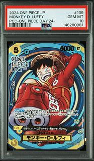 【PSA10】モンキー・D・ルフィ (漫画絵) (ONE PIECE DAY) PROMO OP07-109 1枚