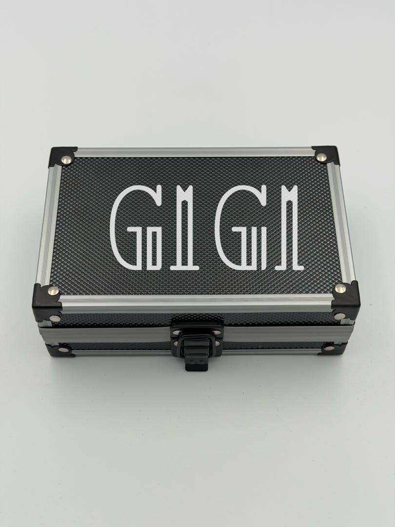 Special Price "G1G1" High-grade case for BGS appraisal card (2 cards storage) Silver/Black Scratches