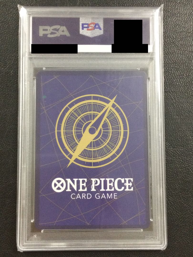 ① 【PSA10】ナミ(パラレル)(スーパーパラレル)(コミックパラレル・コミパラ・漫画背景) P-R OP01-016