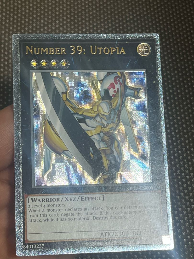 遊戯王　No.39 希望皇ホープ　EU版(英語) レリーフ　OTS 1枚